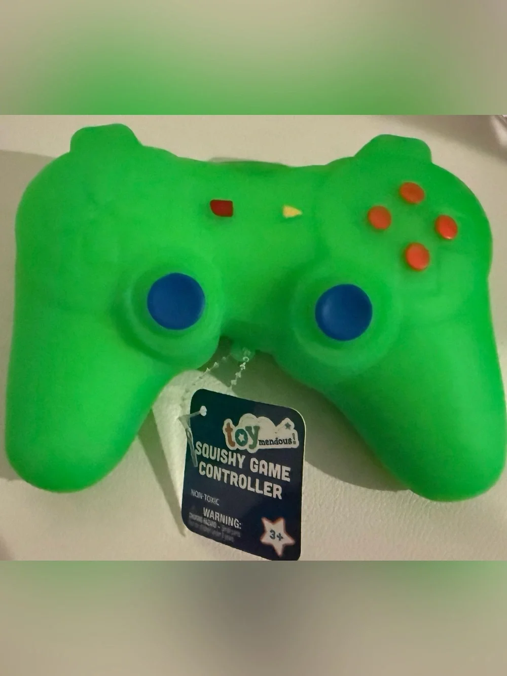 SUNNY DAYS SQUISHY GAME CONTROLLER GREEN ORIGINAL VIRAL TOYMENDOUS TOY NWT RARE!